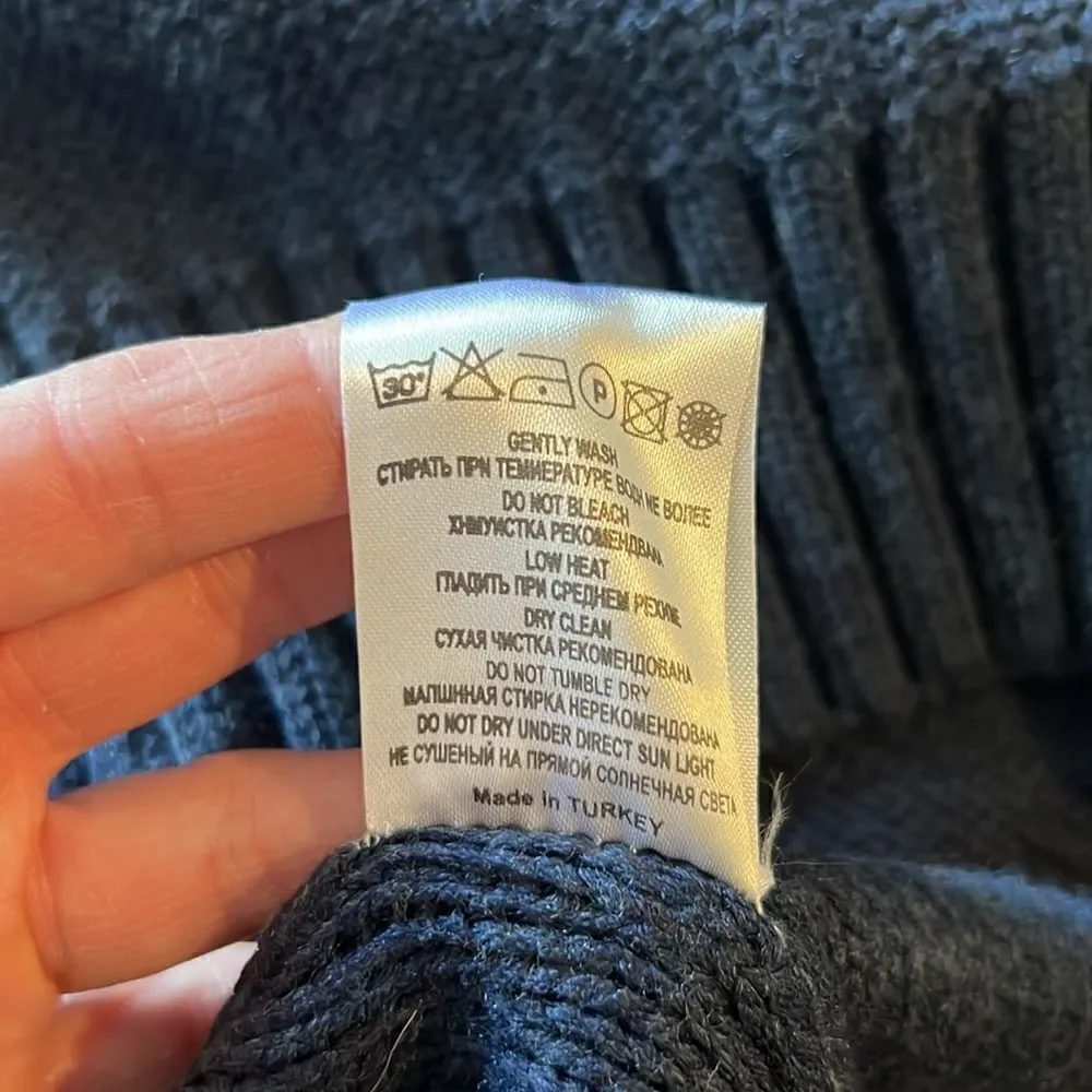 MONDO Men’s Military Style Turtleneck Sweater